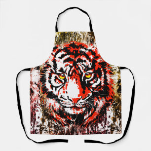 Tablier rouge - Tiger rouge - Tiger rouge Tiger Tê