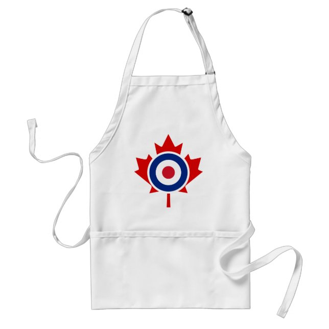 Tablier Roundel cible de hockey de curling de Mod Canada (Devant)