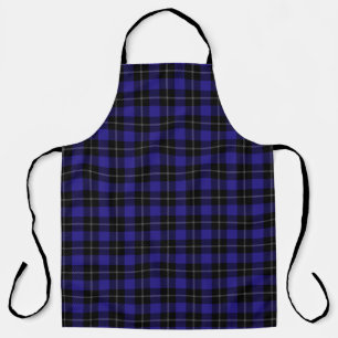 Tablier Royal Blue Black Plaid