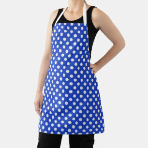 Tablier Royal Blue Combination Pois par STaylor