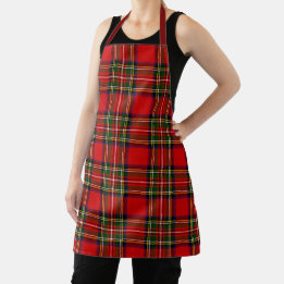 Tablier Royal Stewart Clan Tartan Plaid