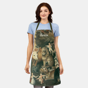 Tablier Royaume paisible par Edward Hicks Art folklorique 