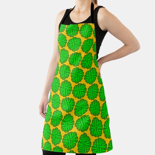 Tablier Ruban de fleur vert citron par Kenneth Yoncich (Insitu)