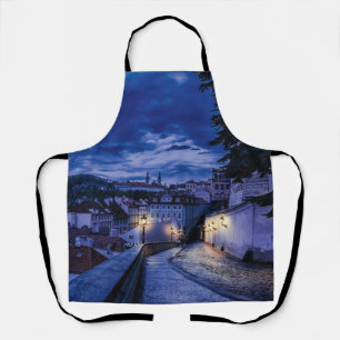Tablier Rue du soir à Prague