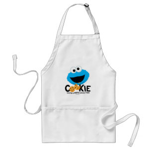 Tablier Rue Sésame Cookie Monster Lookies