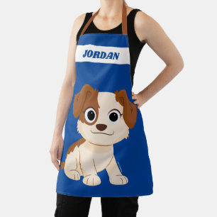 Tablier Rue Sésame Elmo's Puppy Tango Ajouter Votre No