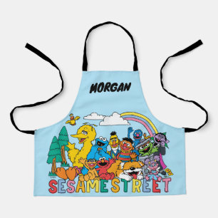 Tablier Rue Sésame   Rainbow Wave   Ajouter un nom