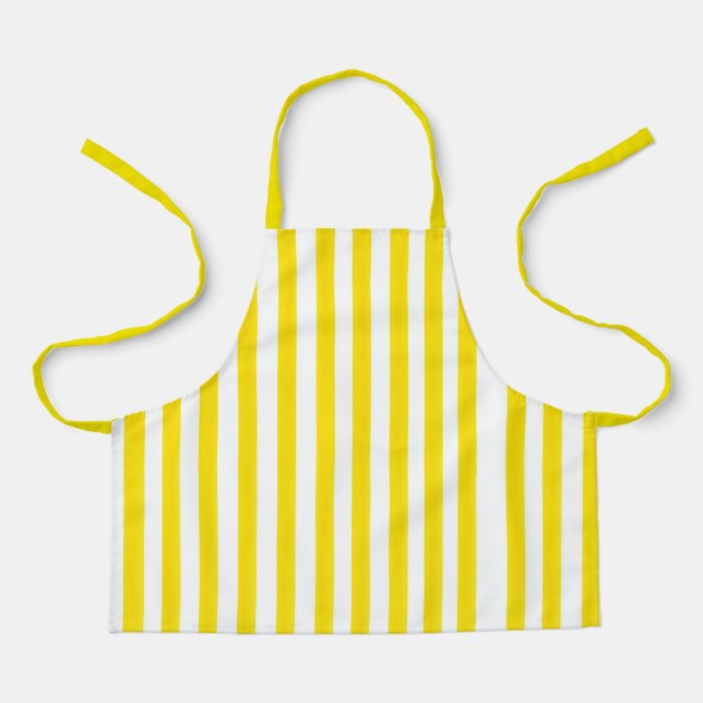 Tablier RUPYDETEQUILA lignes verticales jaunes (Recto)