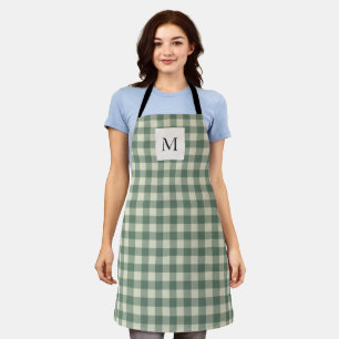Tablier Russe Vert En vichy moderne Noël