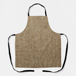Tablier Rustique Burlap - Style Agricole Nature
