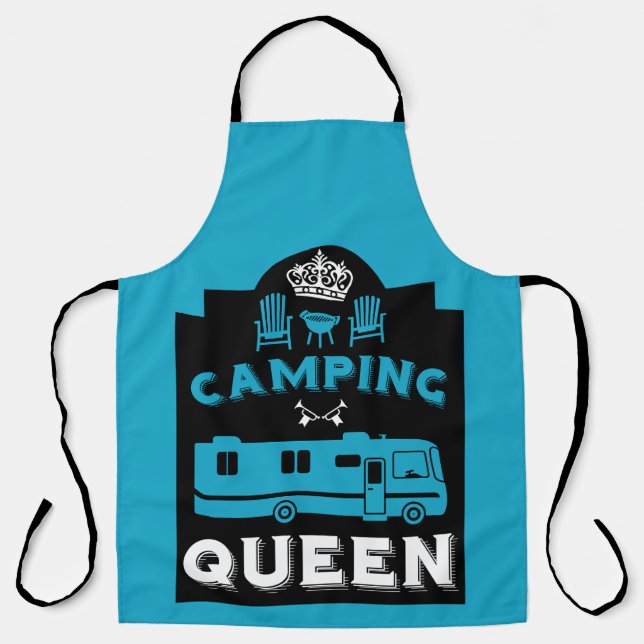 Tablier RV Camping Queen USA (Recto)