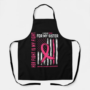 Tablier Sa Lutte Est Ma Lutte Je Porte Pink Sister Breast 