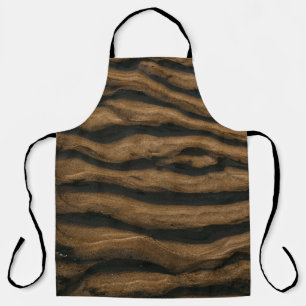 Tablier Sable Brown avec empreintes pendant la journée