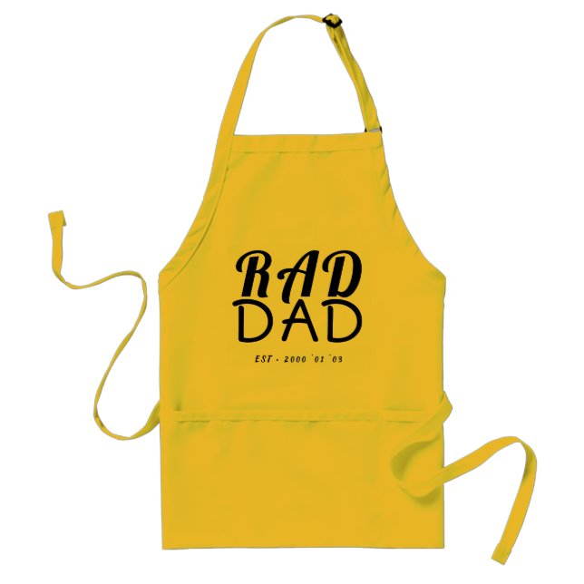 Tablier Safari Sand Canvas RAD DAD YELLOW Original (Devant)
