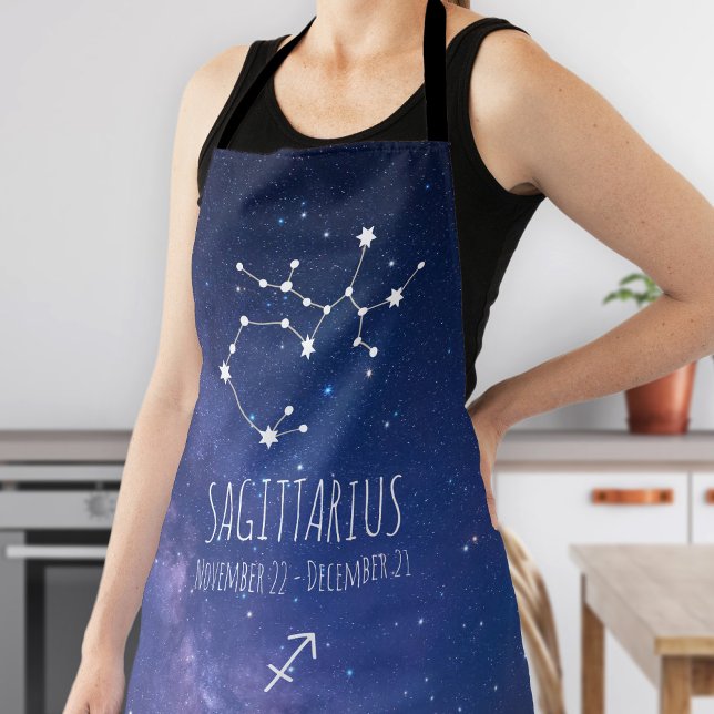 Tablier Saggitarius | Constellation Zodiaque personnalisée (Créateur téléchargé)