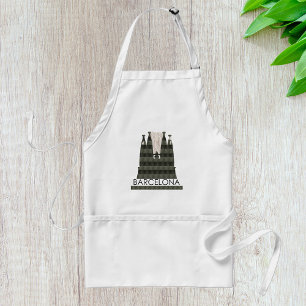 Tablier Sagrada Familia Barcelona Skyline