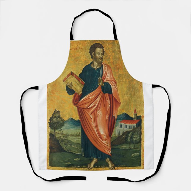 Tablier Saint Barthélemy l'Apôtre Beaux-Arts (Recto)