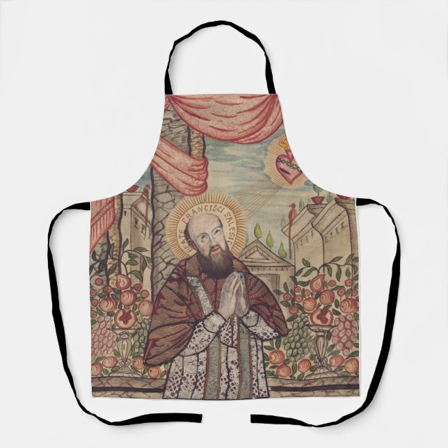 Tablier Saint François de Sales Évêque de Genève (Recto)