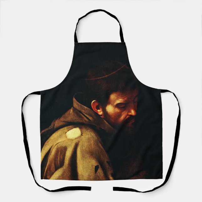 Tablier Saint François par Le Caravage Chef-d'œuvre baroqu (Recto)