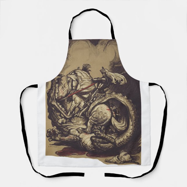 Tablier Saint Georges et le Dragon Grand Martyr (Recto)