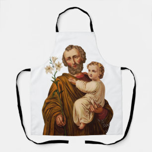 Tablier Saint Joseph gardien de la Sainte Famille