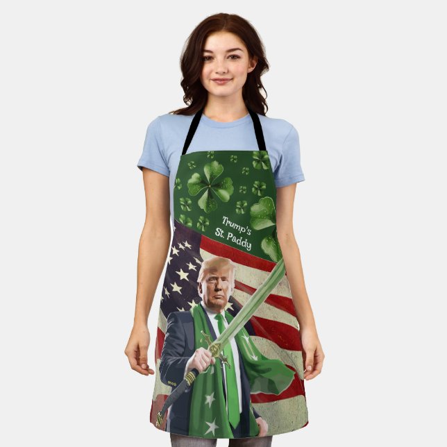 Tablier Saint Paddy de Trump (Porté)