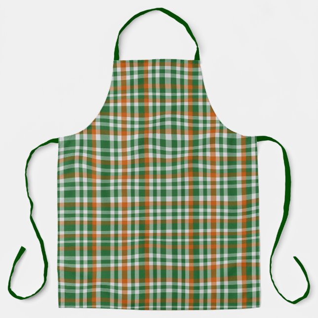 Tablier Saint Patrick's day Irlande Drapeau couleur en vic (Recto)