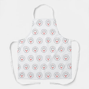 Tablier Saint Valentin Amour & Coeurs