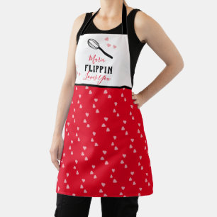Tablier Saint-Valentin Flippin Vous Aime Coeurs Cuisine