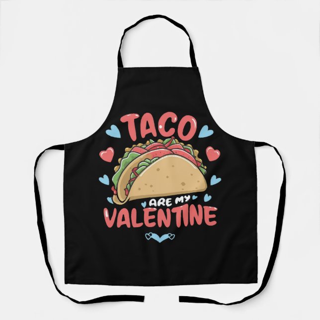 Tablier Saint-Valentin-Taco (Recto)