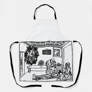 Tablier Sainte Fina fille chrétienne italienne
