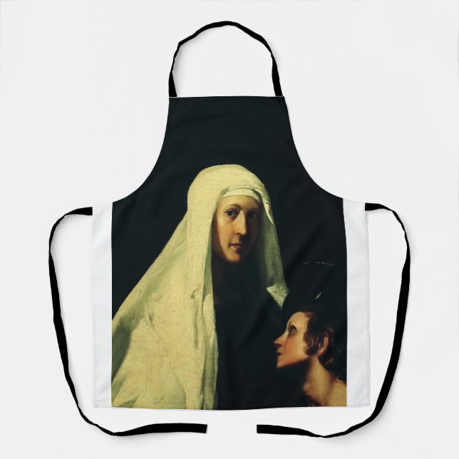 Tablier Sainte Françoise de Rome Ange Gardien Beaux-Arts (Recto)