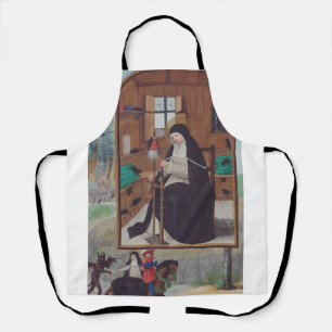 Tablier Sainte Gertrude de Helfta par Simon Bening