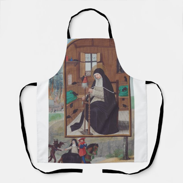 Tablier Sainte Gertrude de Helfta par Simon Bening (Recto)