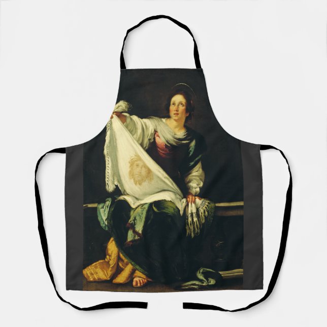 Tablier Sainte Véronique Art Le Miracle de la Sainte Face (Recto)