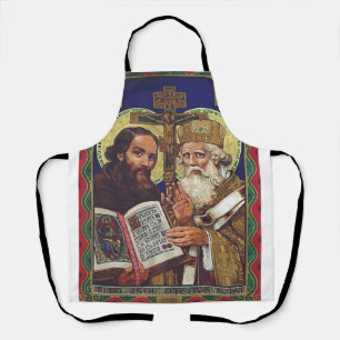 Tablier Saints Cyrille et Méthode Apôtres des Slaves
