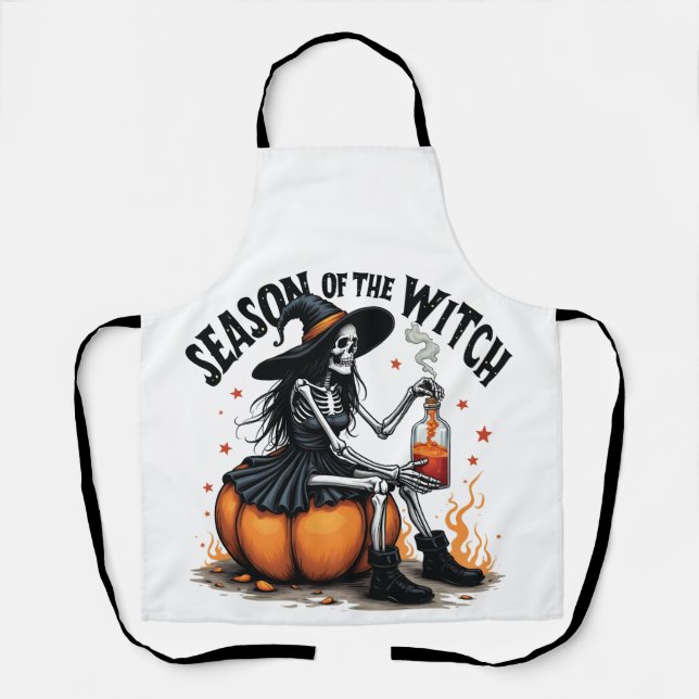 Tablier Saison De La Sorcière Éffrayante Hallowee Wtich (Recto)