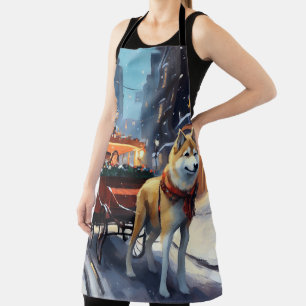 Tablier Saison de Noël Akita