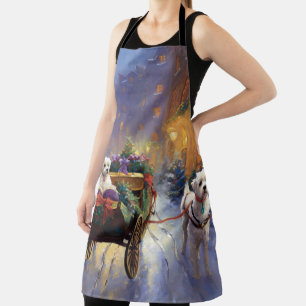 Tablier Saison de Noël maltaise