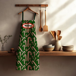 Tablier Saison de vacances Sucre de canne artistique-vert