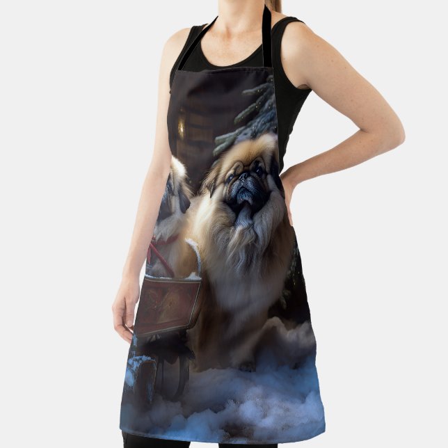 Tablier Saison des fêtes de Noël de Pékin (Insitu)