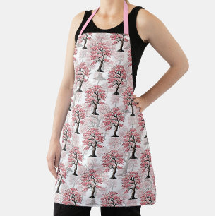 Tablier Sakura Rose Cherry Fleur Arbre Design
