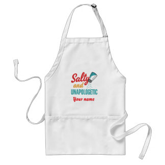 Tablier Salé et sans excuses – Salière de diner rétro