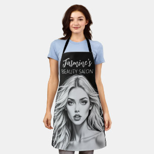 Tablier Salon De Beauté De Coiffure Et Maquillage