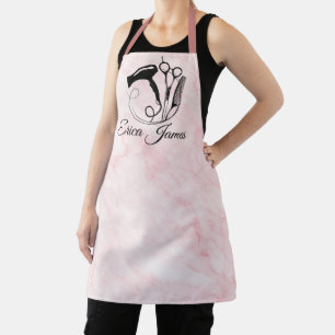 Tablier Salon de beauté Pink Marble