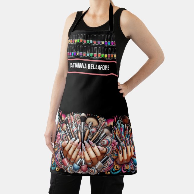 Tablier Salon de manucure et de maquillage (Insitu)