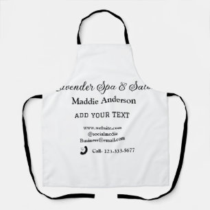 Tablier salon spa de voyage informations sur les invités p