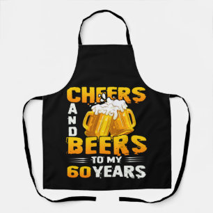 Tablier Salutations Et Bières À Mes 60 Ans 60e Anniversair