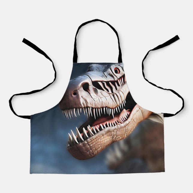 Tablier Salutations Mon Fellow T Rexs, Apron Enfants (Recto)