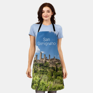 Tablier San Gimignano Toscane Italie Panorama Souvenir